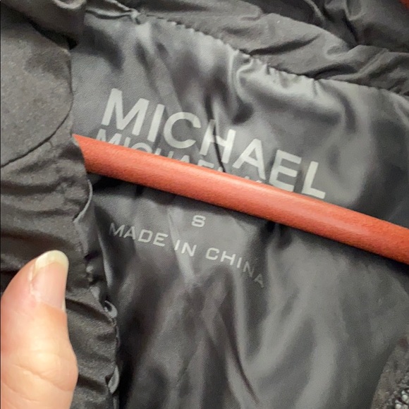 Michael Kors Faux Fur Trimmed Hood Belted Coat - Picture 5 of 7